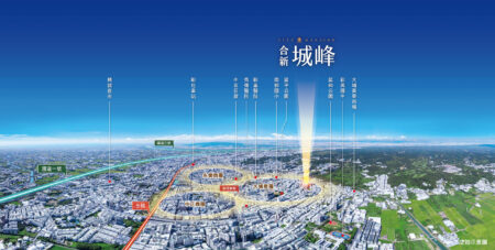 「合新城峰」揭開了城市的更新與變革。業者提供