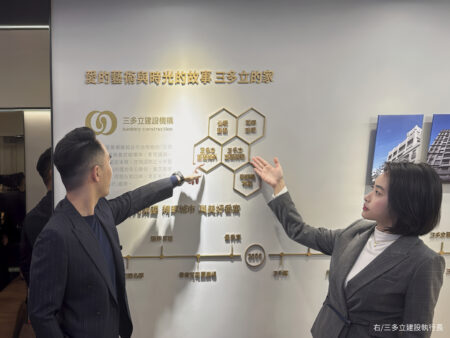 ▲ 三多立建設執行長李念穎(右) 以創新思維打造國際化的新品牌。(圖/三多立建設提供)